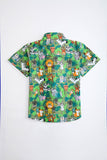 kids character shirt in cotton with jungle print