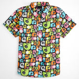 breathable cotton shirt for kids with cute panda print