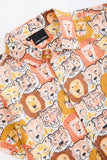 boys shirt with tiger lion print