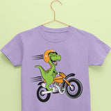 Lavender dinosaur t-shirt for boys