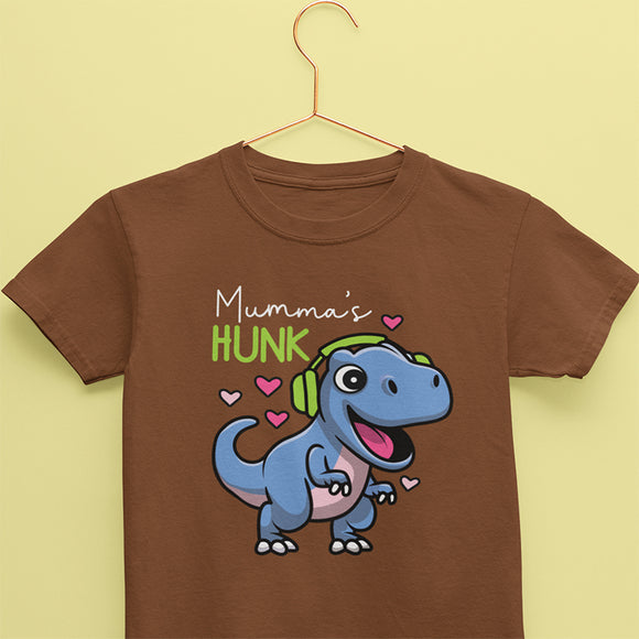 Boys cotton t-shirt with dinosaur print