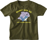 olive green dolphin tee for baby and toddler