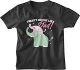 charcoal colour tee with elephant print for kids