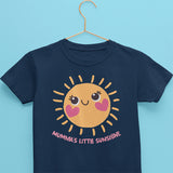 cute sun print tee for kids 