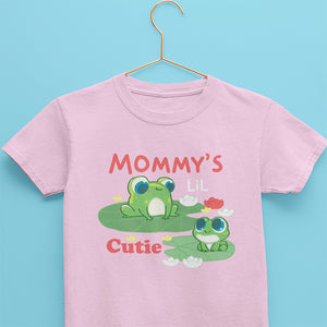 cute frog print cotton t-shirt suitable for baby