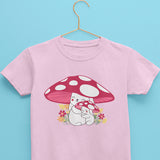 cute print cotton tee for girls