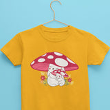 yellow cotton t-shirt suitable for baby and toddler