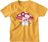 cute girls t-shirt with mushroom print