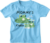 half sleeves girls cotton t-shirt with frog print