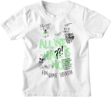 boys cotton t-shirt with graffiti artwork chest print