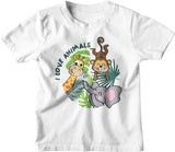 Cotton Tees - Pack of 3- Pirate Octopus, Jungle Racing,Jungle Animals Print