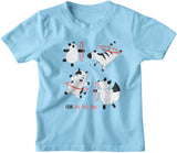 Baby T Shirt for Toddlers Under Rs 500 Light Blue Color with animal print