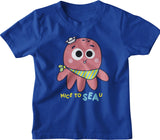 Cotton Tees - Pack of 3-Monster, Octopus,Papa Bear Print